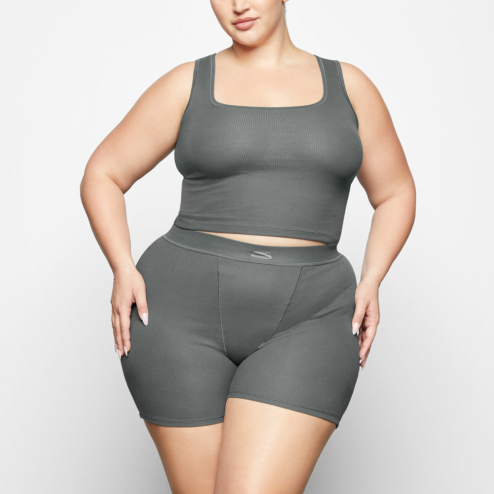 Skims COTTON RIB Pack Tank Diepgekleurd | 24JSAZCUI