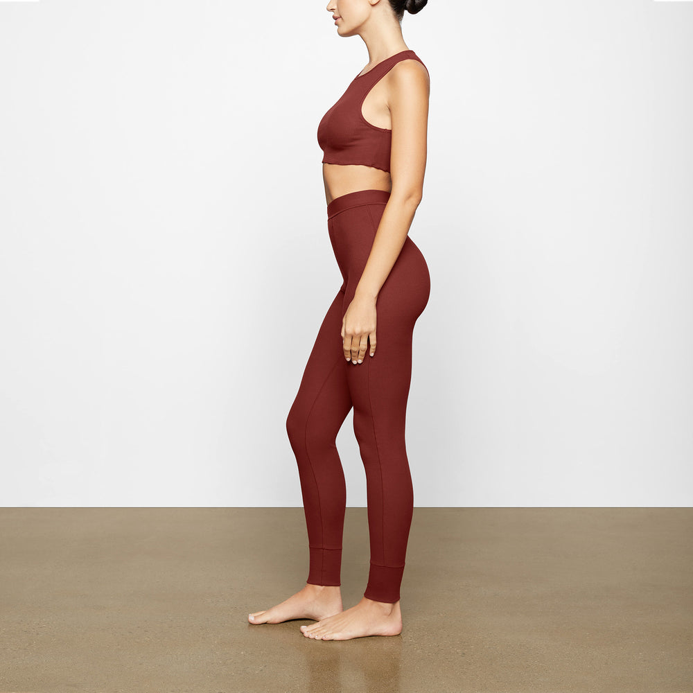Skims COTTON RIB SUPER CROP Tank Dieprood | 83CRBDSQK