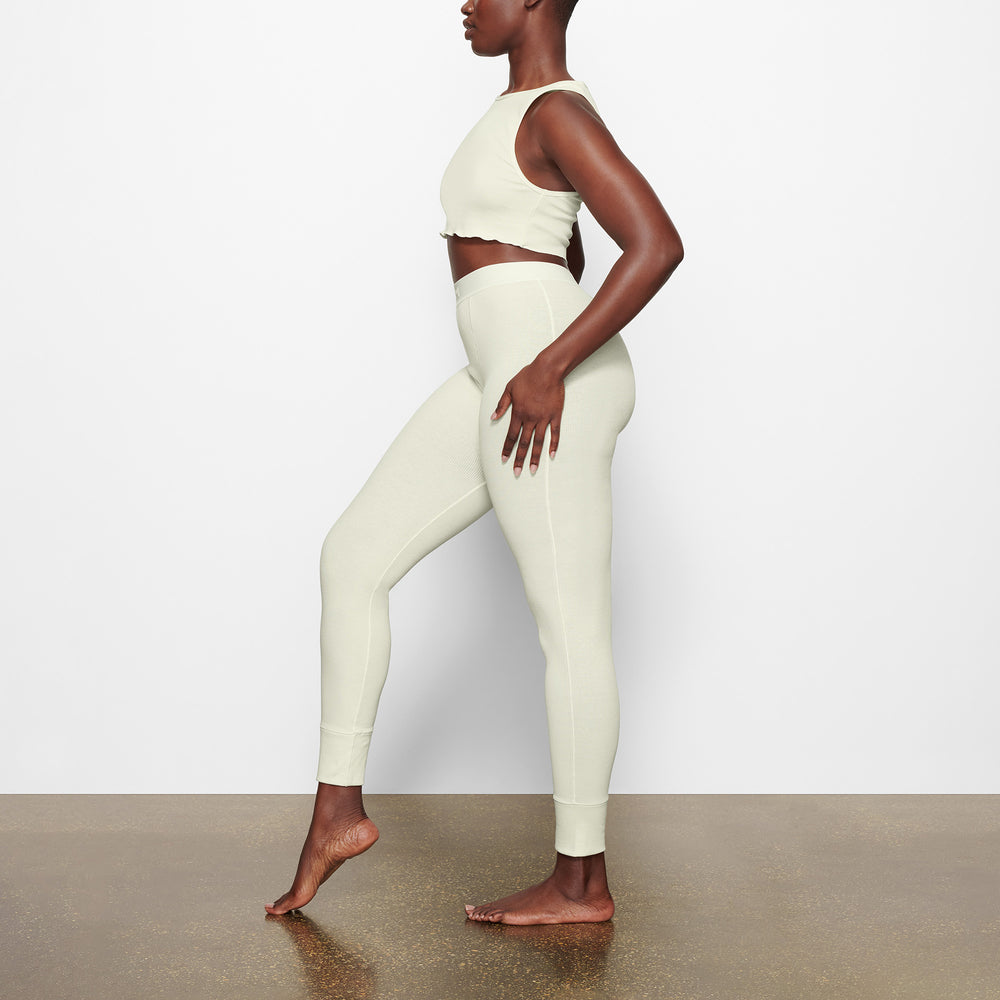Skims COTTON RIB SUPER CROP Tank Wit | 08BZTEUJL