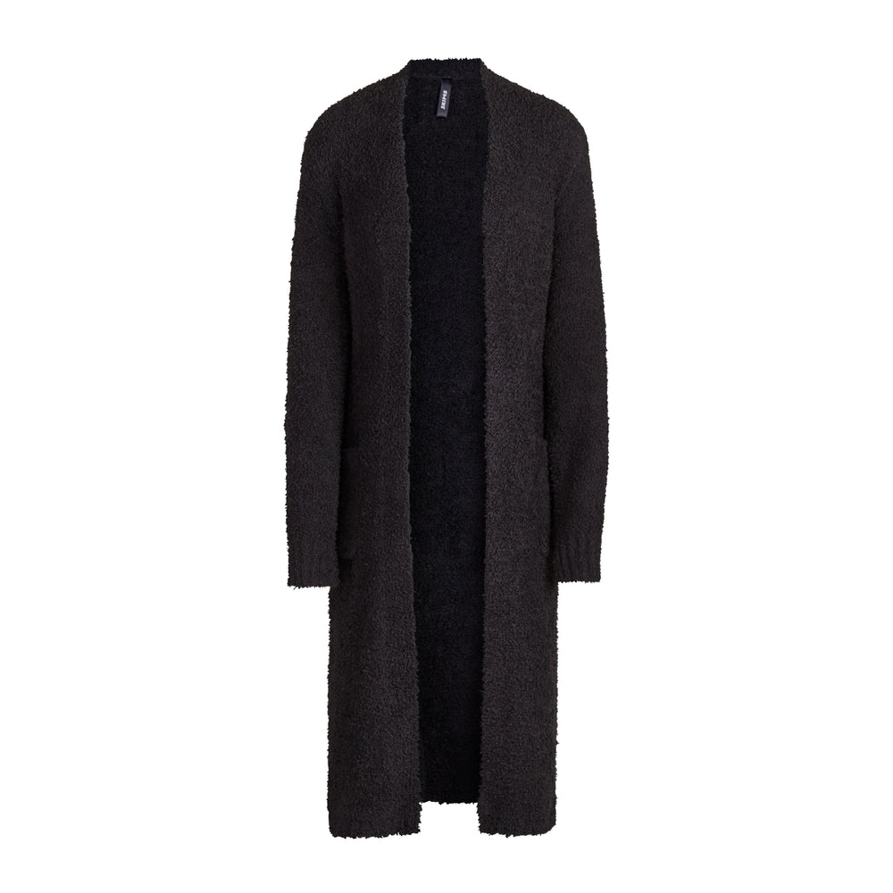 Skims COZY KNIT Badjas Zwart | 29JEHPCMN