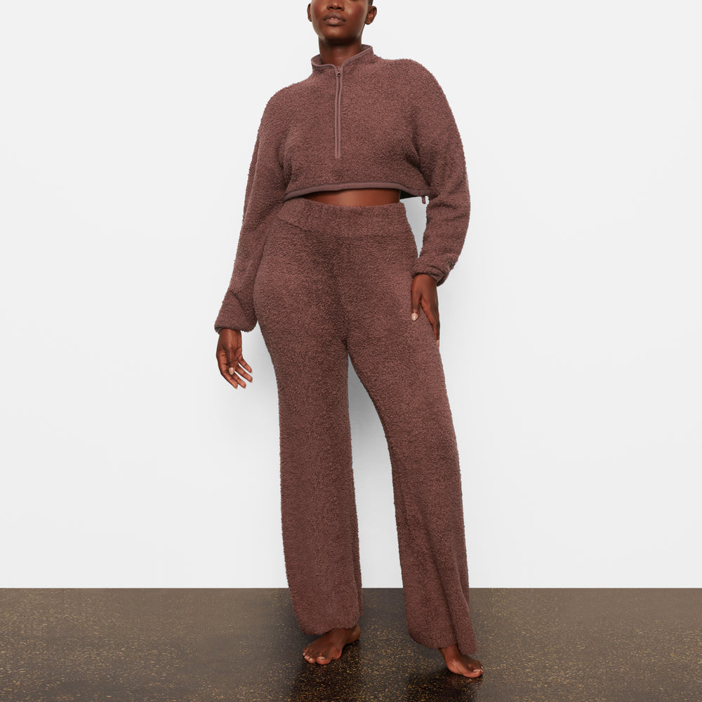 Skims COZY KNIT Broek Donkerrood | 57YPXLMFT