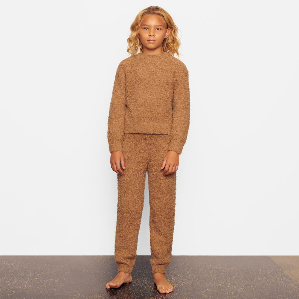 Skims COZY KNIT JOGGER Kinderen Bruin | 98XMKJUES