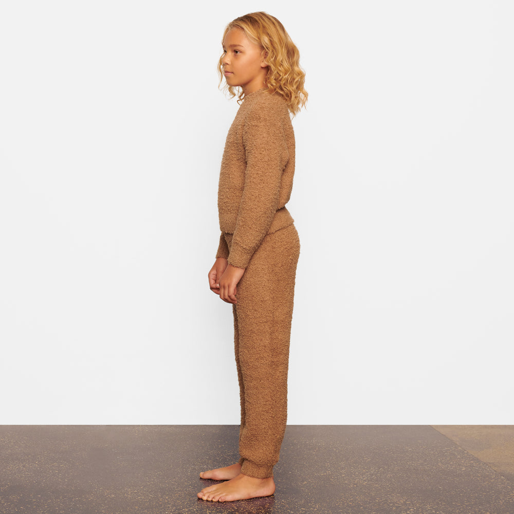 Skims COZY KNIT JOGGER Kinderen Bruin | 98XMKJUES