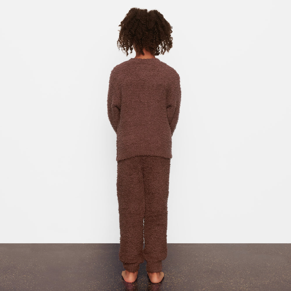 Skims COZY KNIT JOGGER Kinderen Donkerrood | 89LNMCSWH