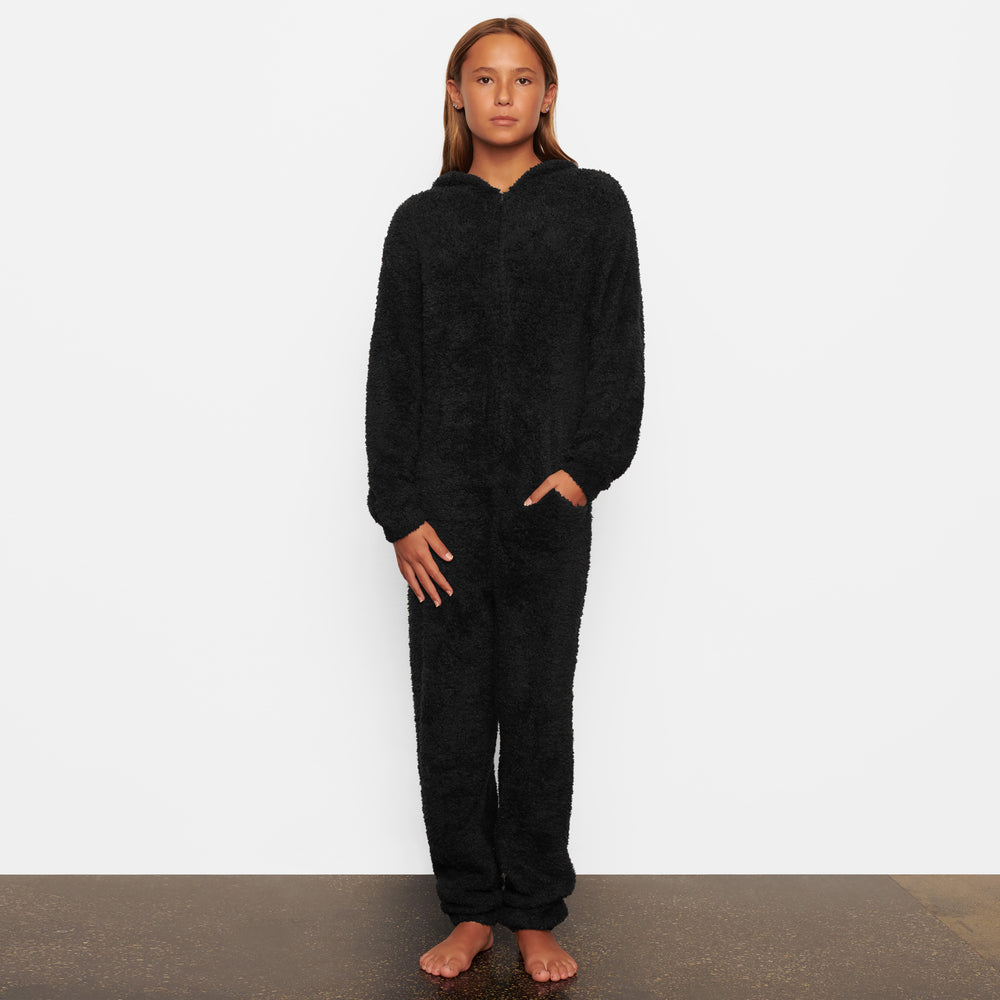 Skims COZY KNIT ONESIE Kinderen Zwart | 45JXDRUZM