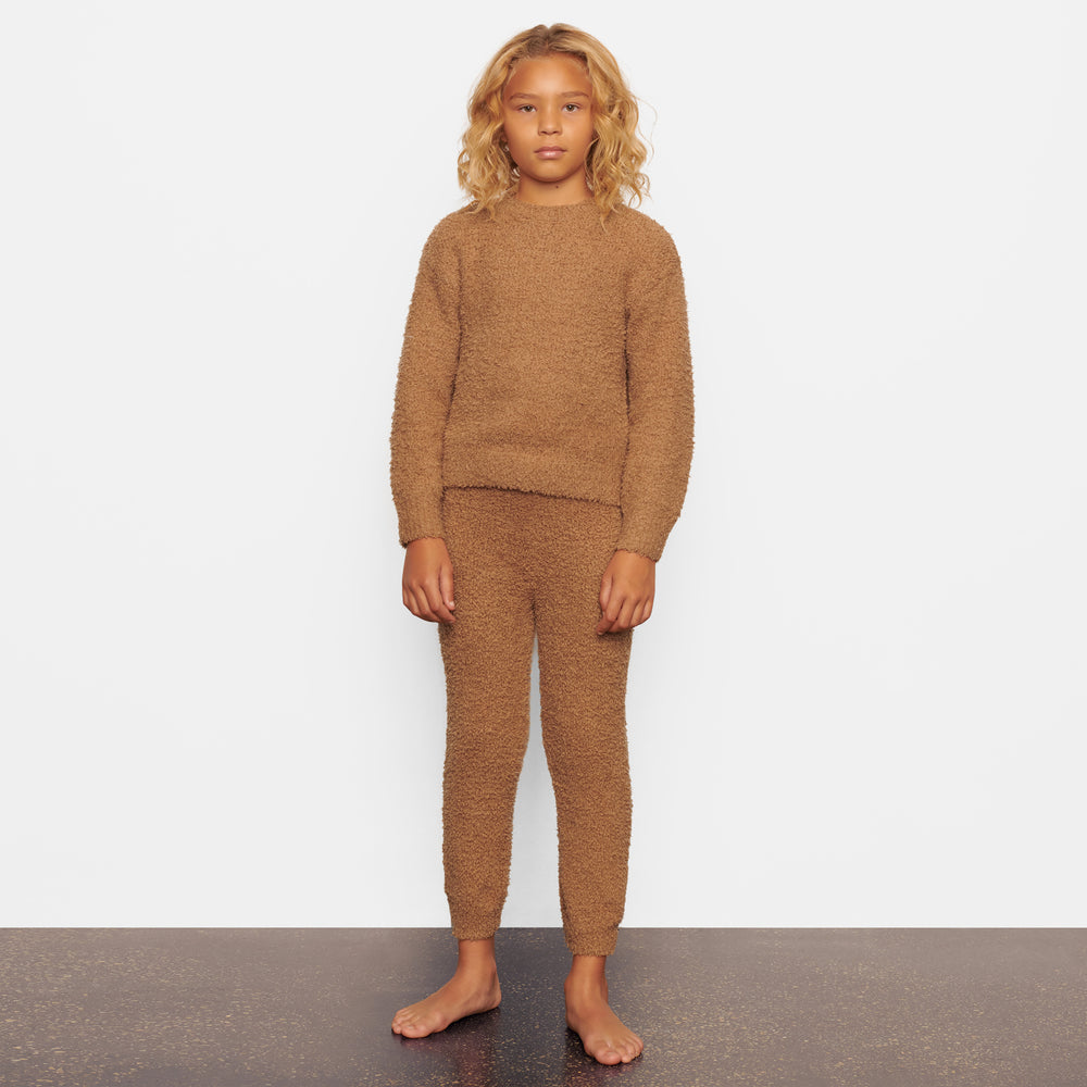 Skims COZY KNIT PULLOVER Kinderen Bruin | 08OHNSPYD