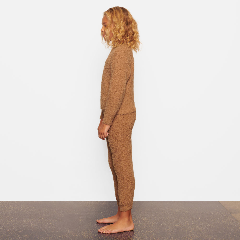 Skims COZY KNIT PULLOVER Kinderen Bruin | 08OHNSPYD
