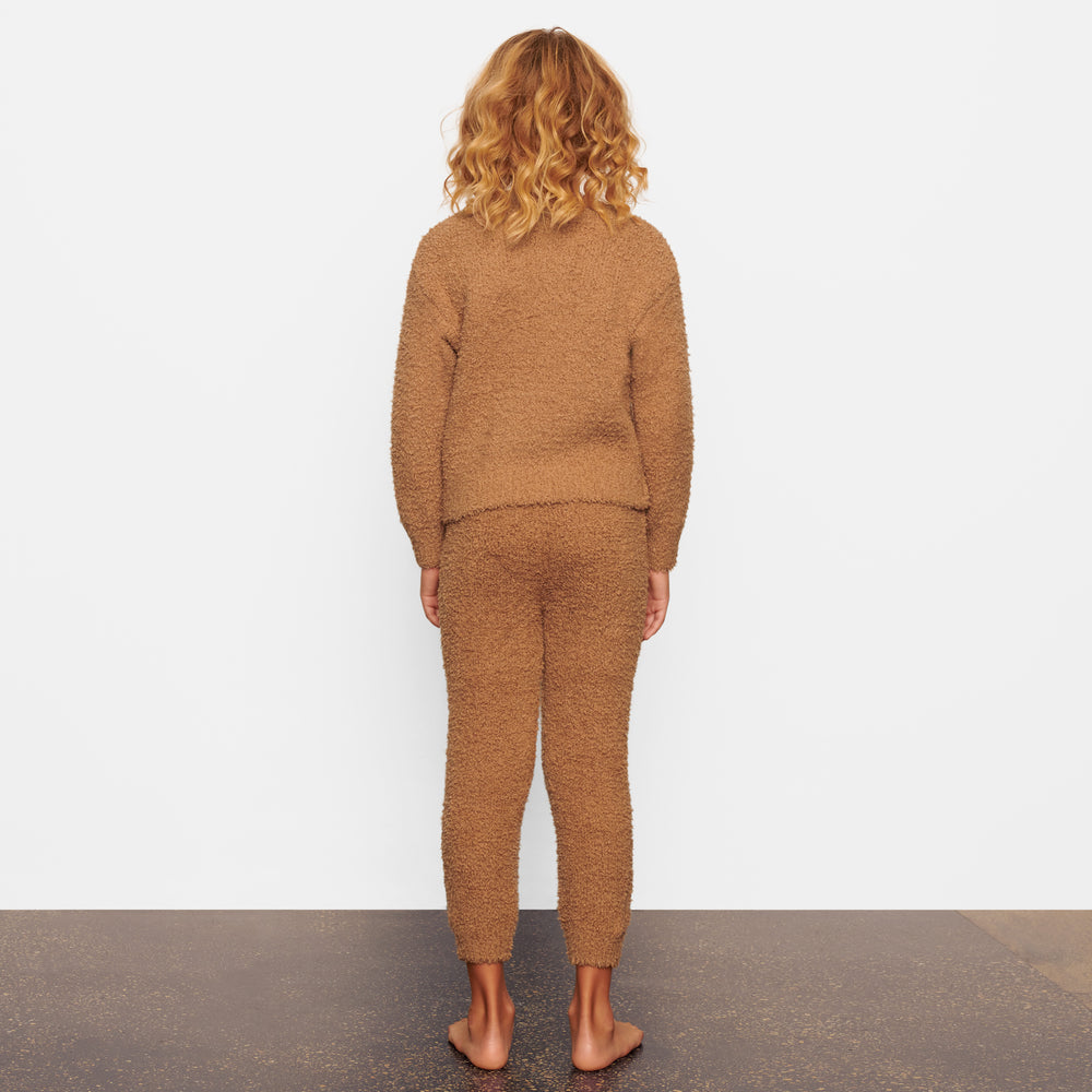 Skims COZY KNIT PULLOVER Kinderen Bruin | 08OHNSPYD