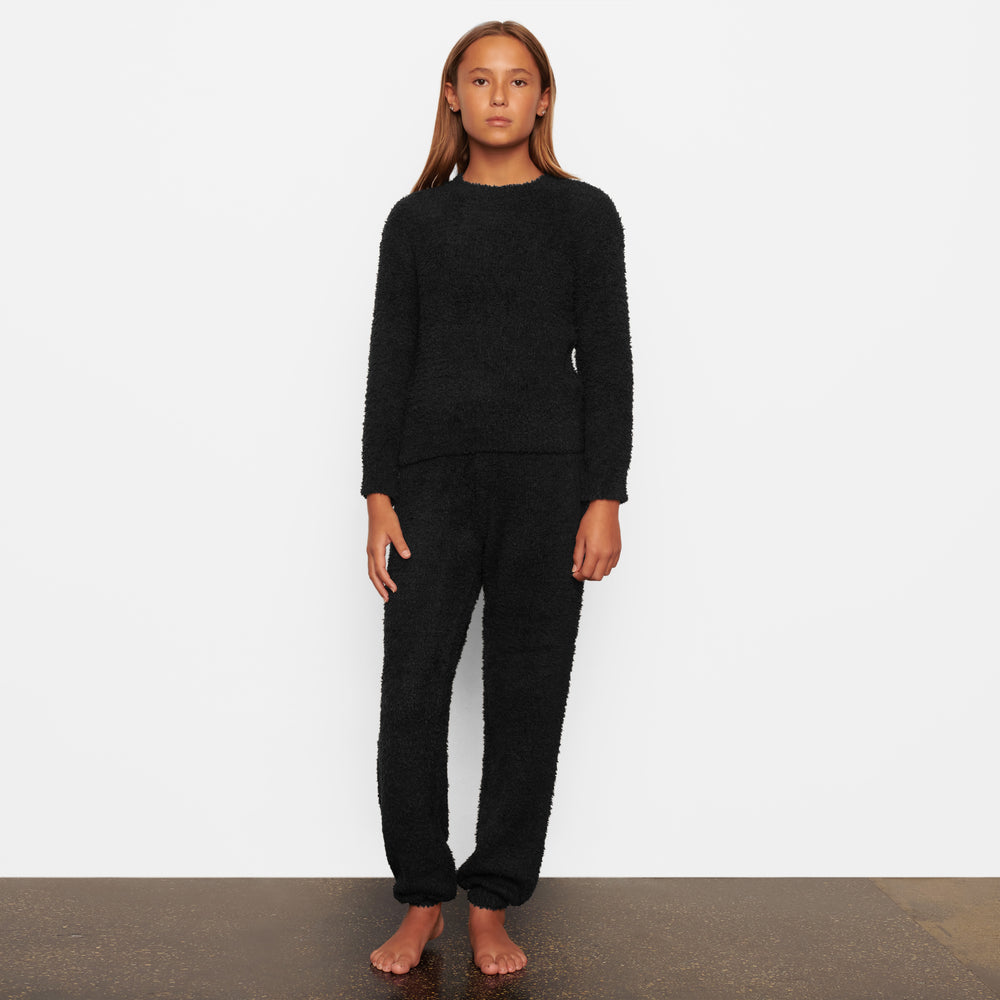 Skims COZY KNIT PULLOVER Kinderen Zwart | 42HVDKMJL