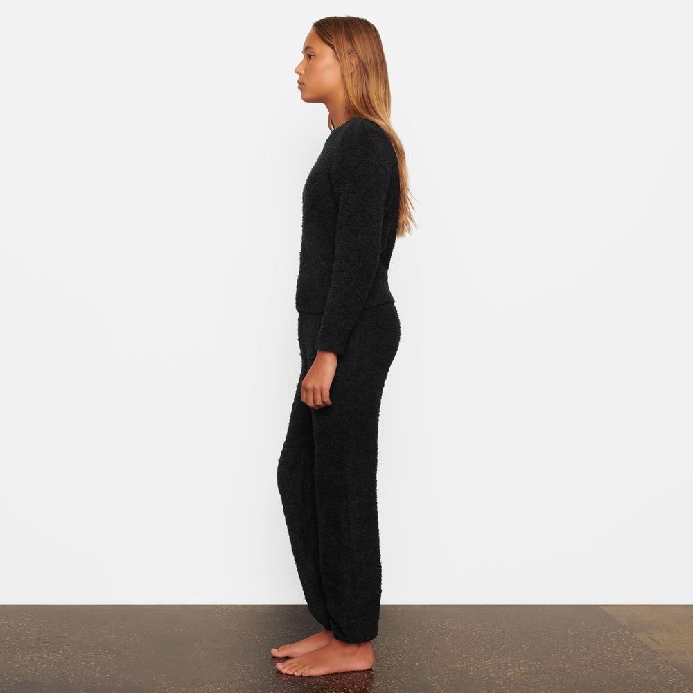Skims COZY KNIT PULLOVER Kinderen Zwart | 42HVDKMJL