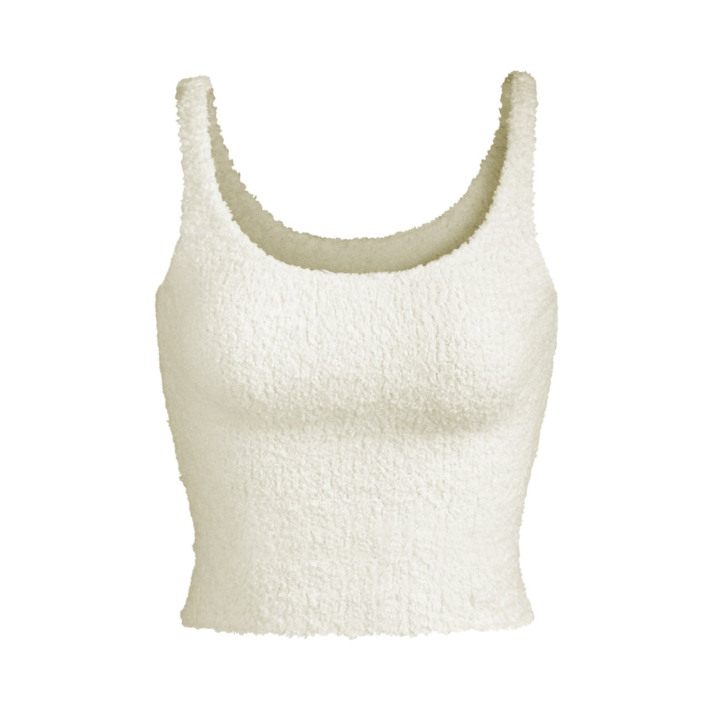 Skims COZY KNIT Tank Wit | 81EOVLNFB
