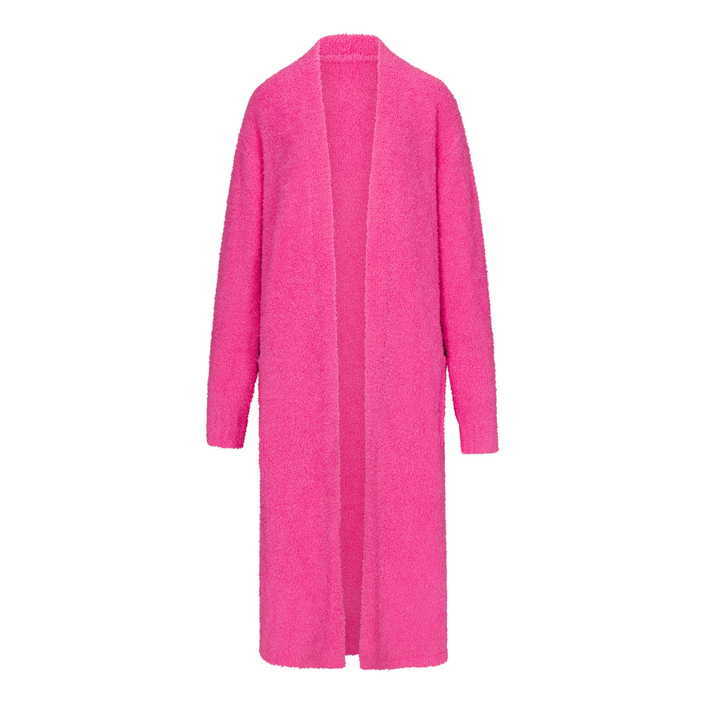 Skims COZY KNIT UNISEX Badjas Roze | 90IAWVTPX