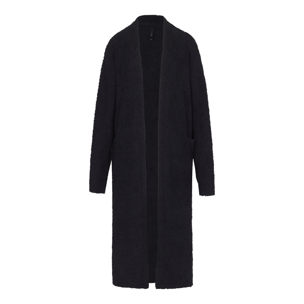 Skims COZY KNIT UNISEX Badjas Zwart | 09SCOVWQP