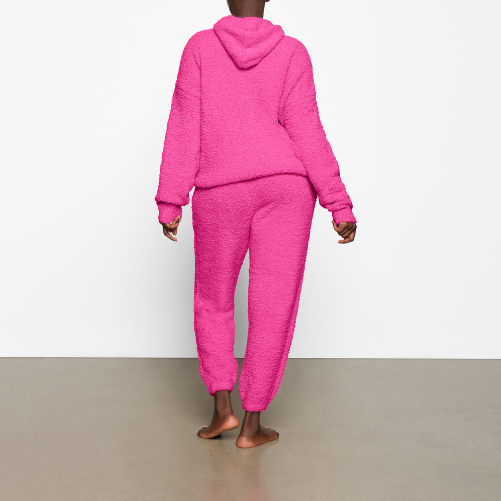 Skims COZY KNIT UNISEX Hoodie Roze | 93SFDYVPO