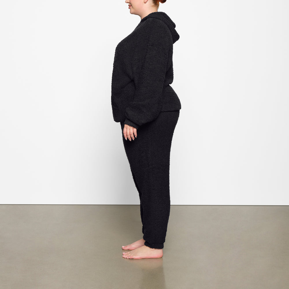 Skims COZY KNIT UNISEX Hoodie Zwart | 69RDPZQTB
