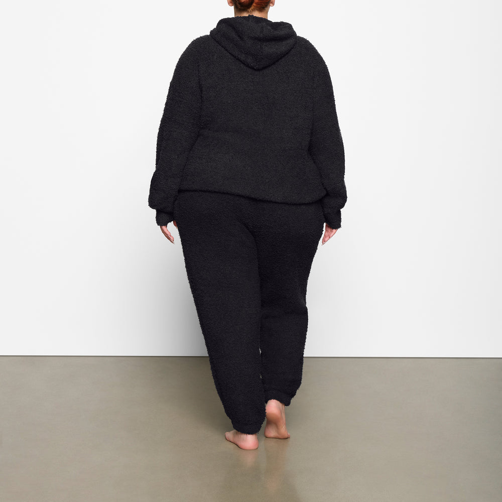 Skims COZY KNIT UNISEX Hoodie Zwart | 69RDPZQTB