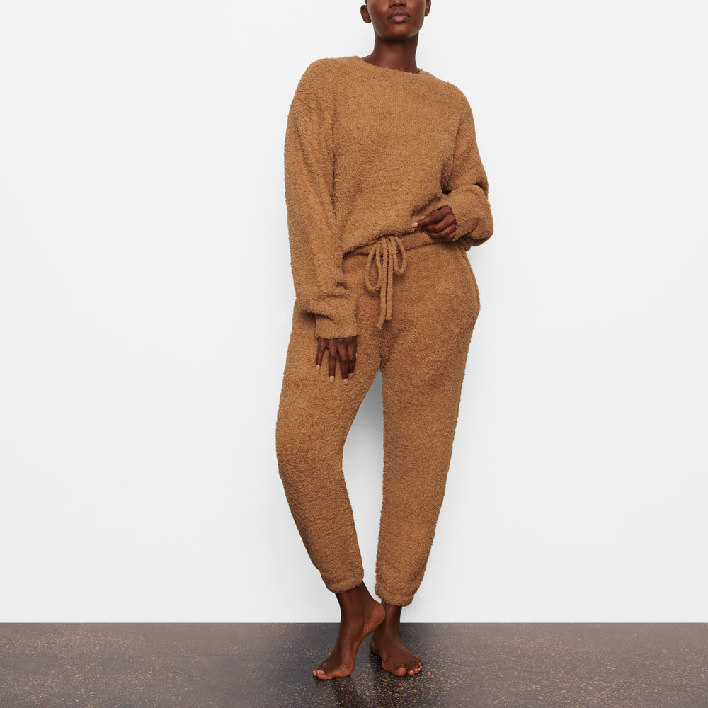 Skims COZY KNIT UNISEX Joggers Bruin | 60FVGWRNA