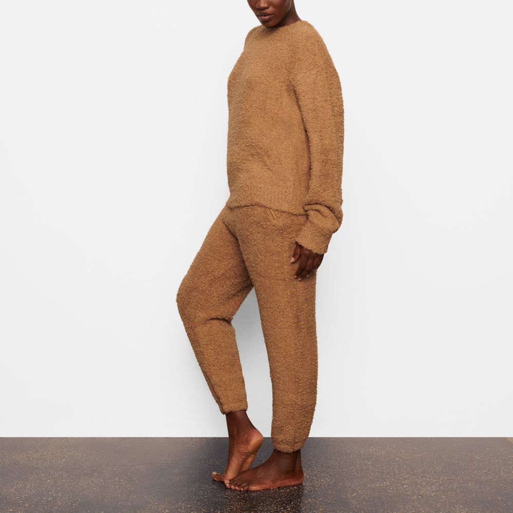 Skims COZY KNIT UNISEX Joggers Bruin | 60FVGWRNA