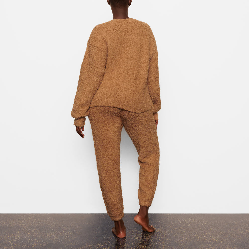 Skims COZY KNIT UNISEX Joggers Bruin | 60FVGWRNA