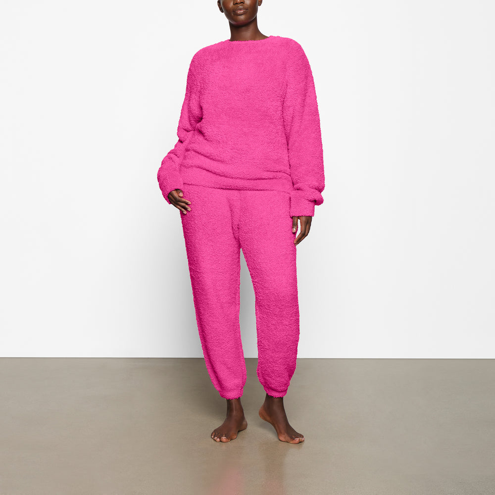 Skims COZY KNIT UNISEX Joggers Roze | 79QKNUOZP