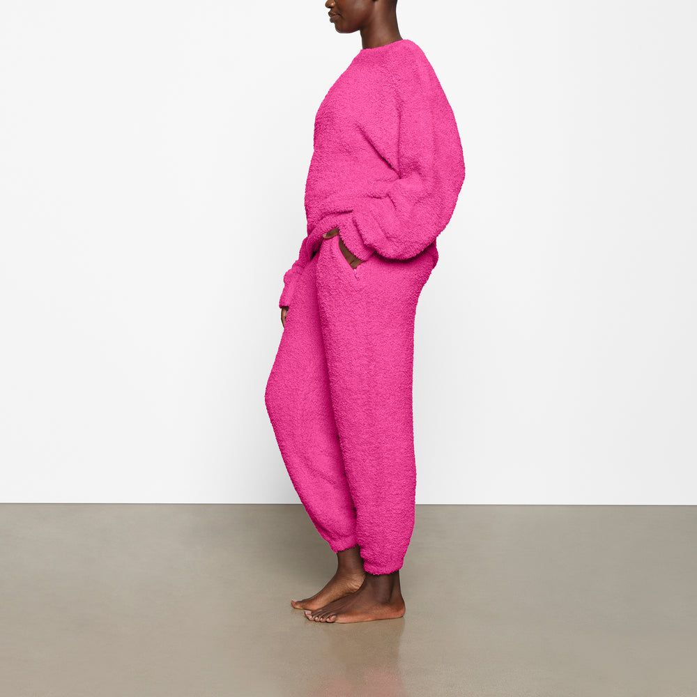 Skims COZY KNIT UNISEX Joggers Roze | 79QKNUOZP