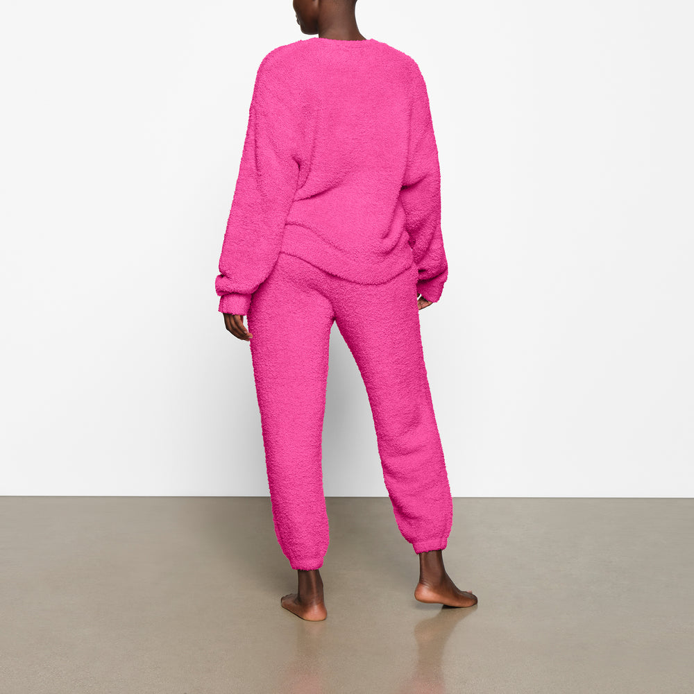 Skims COZY KNIT UNISEX Joggers Roze | 79QKNUOZP