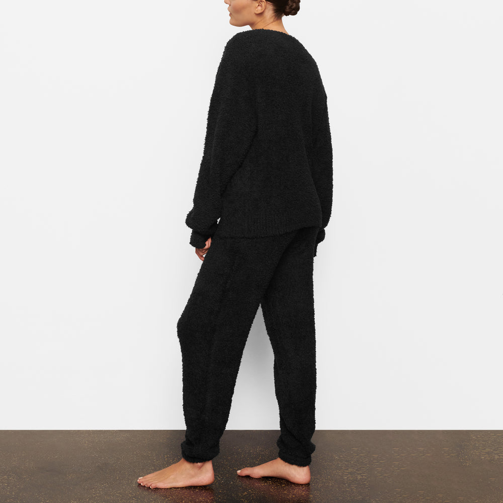 Skims COZY KNIT UNISEX Joggers Zwart | 26DEAGUZJ