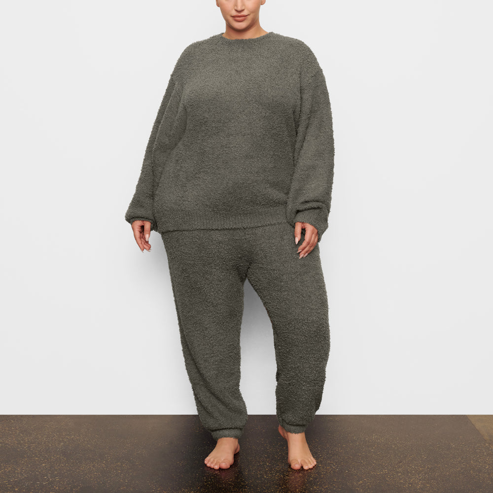 Skims COZY KNIT UNISEX Pullover Grijs | 42XOURWAV
