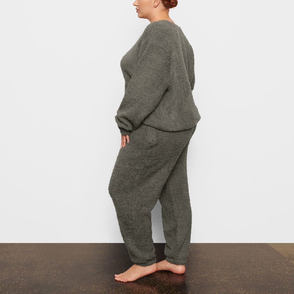 Skims COZY KNIT UNISEX Pullover Grijs | 42XOURWAV