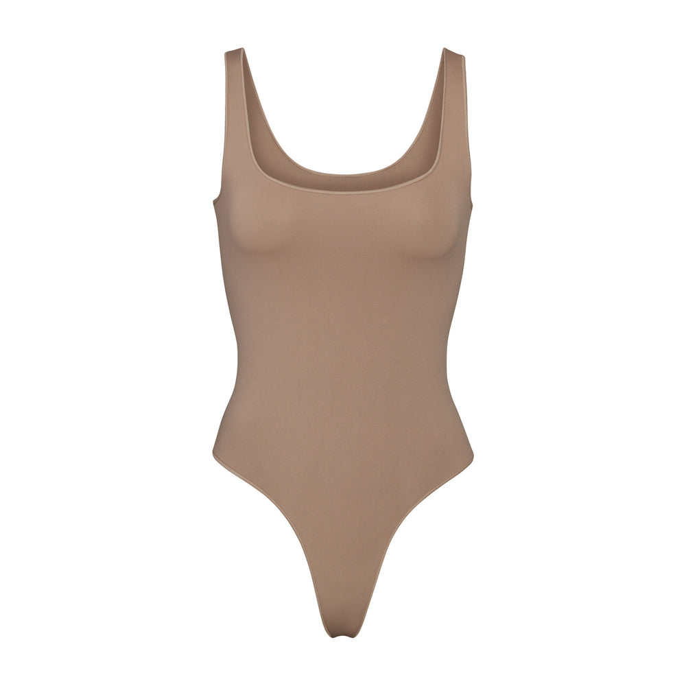 Skims ESSENTIAL Scoop Neck Bodysuit Abrikoos | 45QPTIGOX