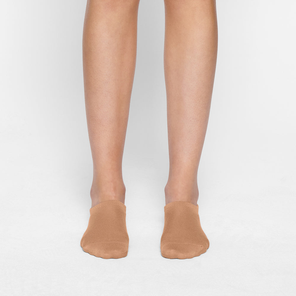Skims EVERYDAY LOW RIB ANKLE Sokken Beige | 31SNCHVXO