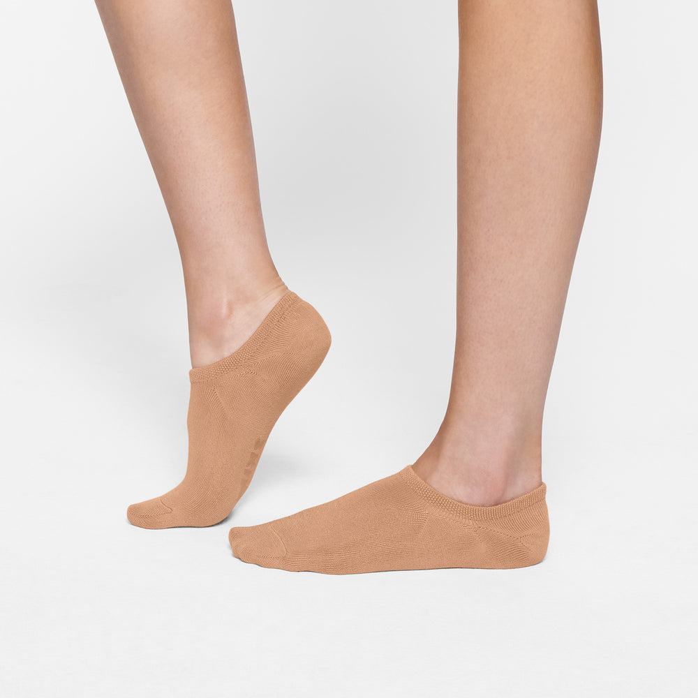 Skims EVERYDAY LOW RIB ANKLE Sokken Beige | 31SNCHVXO