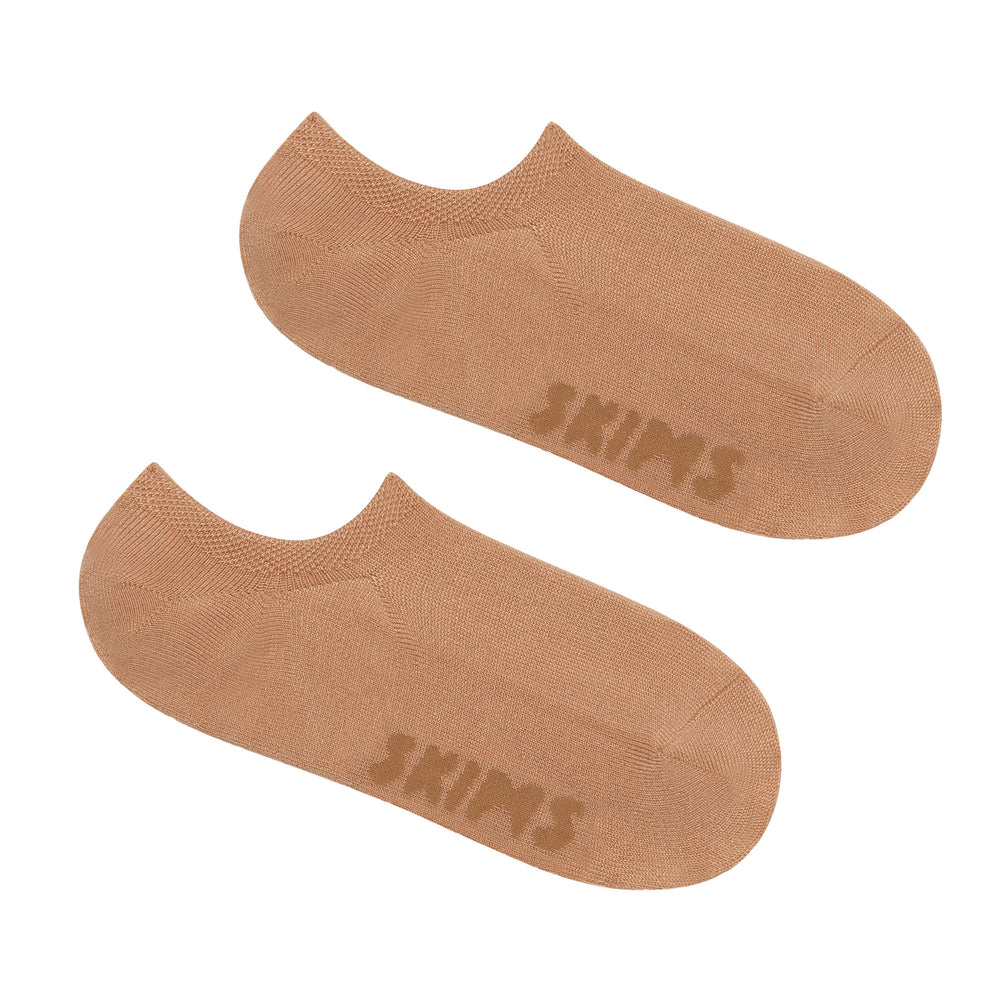 Skims EVERYDAY LOW RIB ANKLE Sokken Beige | 31SNCHVXO