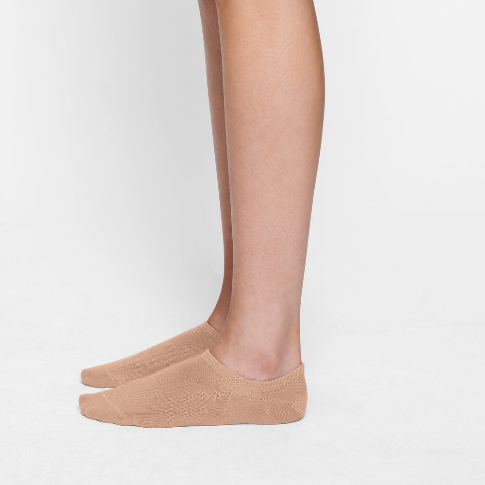 Skims EVERYDAY LOW RIB ANKLE Sokken Beige | 70POCWNLR