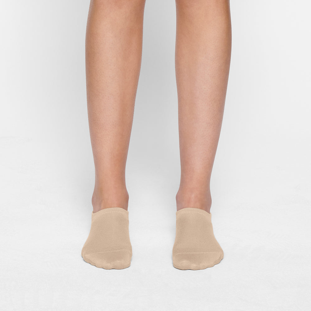 Skims EVERYDAY LOW RIB ANKLE Sokken Bruin | 76RMYAFTQ