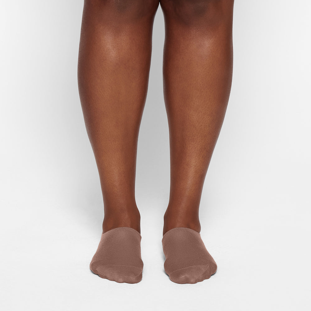 Skims EVERYDAY LOW RIB ANKLE Sokken Bruin | 84NDVKTXI