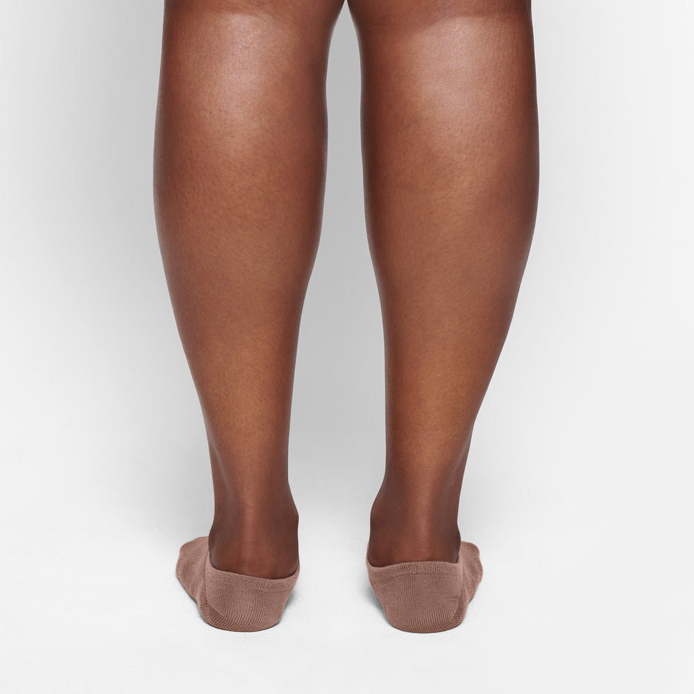Skims EVERYDAY LOW RIB ANKLE Sokken Bruin | 84NDVKTXI