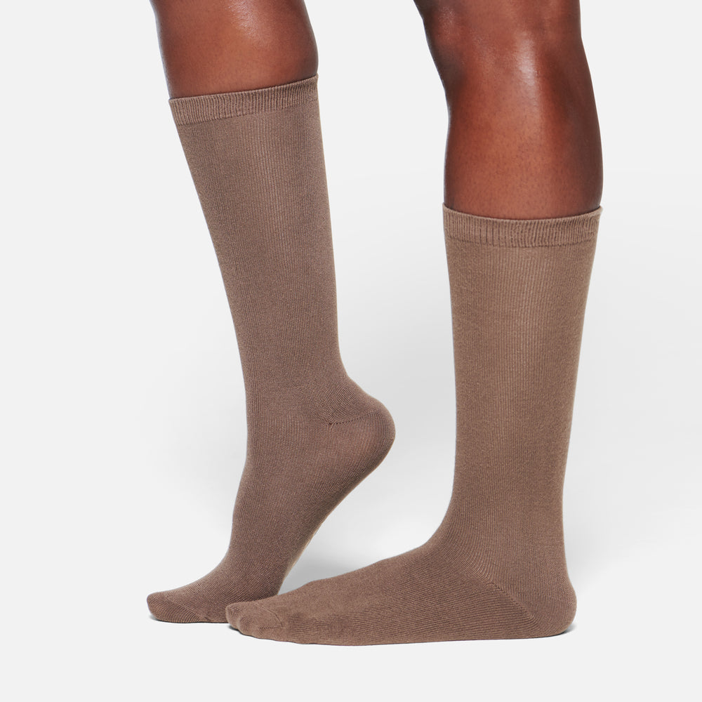Skims EVERYDAY MID CALF Sokken Abrikoos | 10TPOQFXU