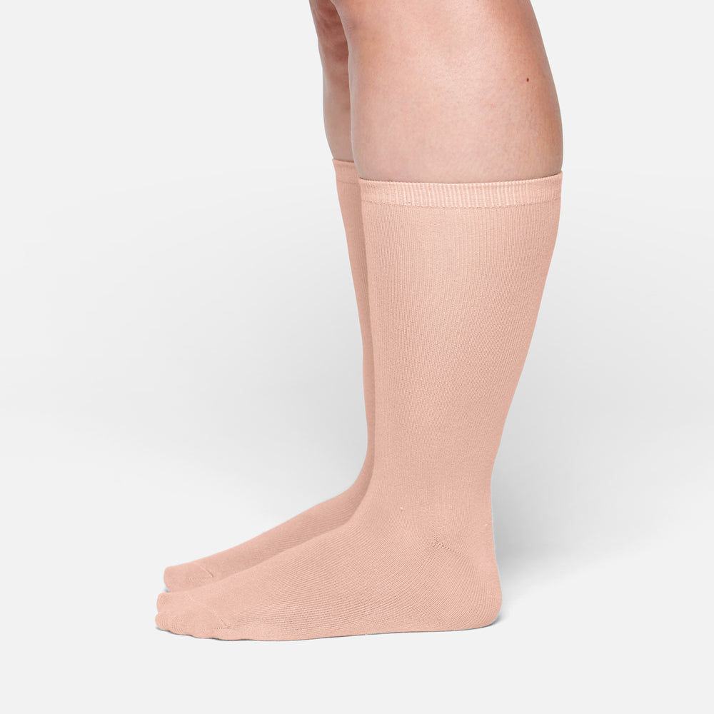 Skims EVERYDAY MID CALF Sokken Beige | 05IGWKTNB