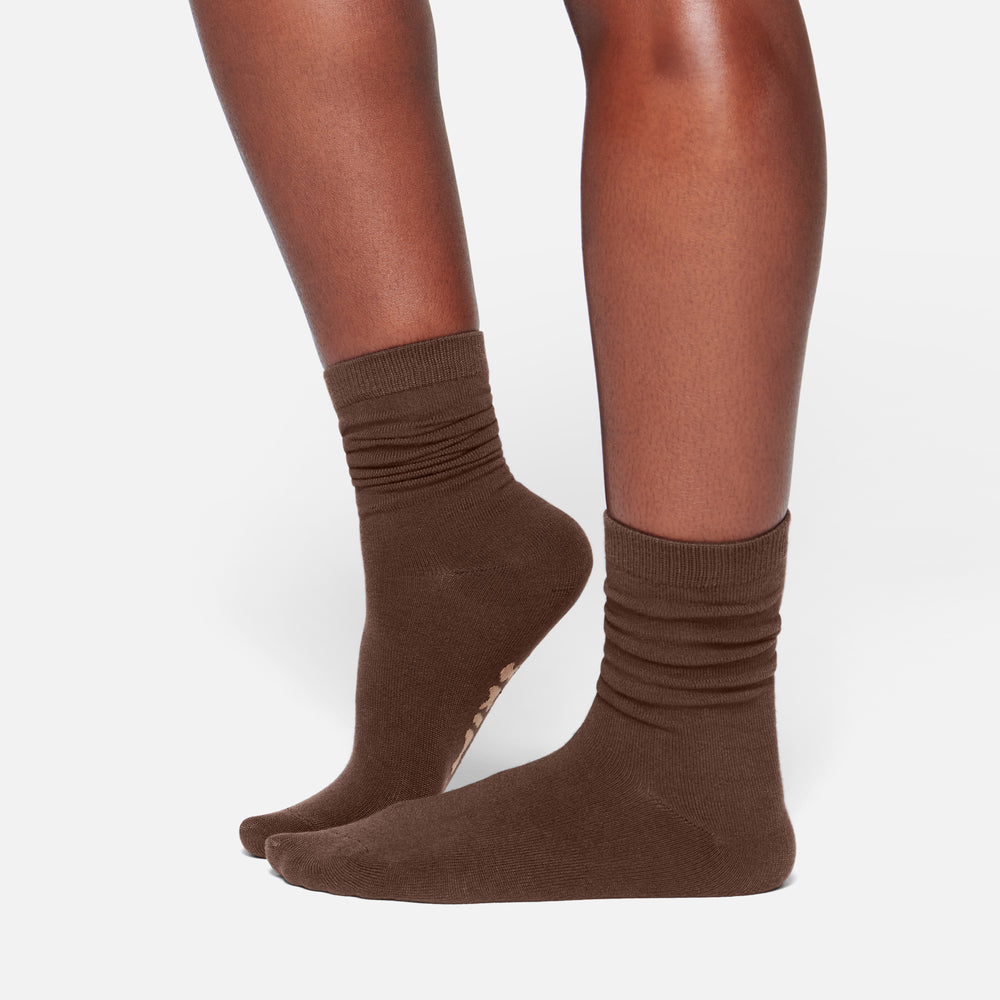 Skims EVERYDAY MID CALF Sokken Chocola | 28OCDYFRE