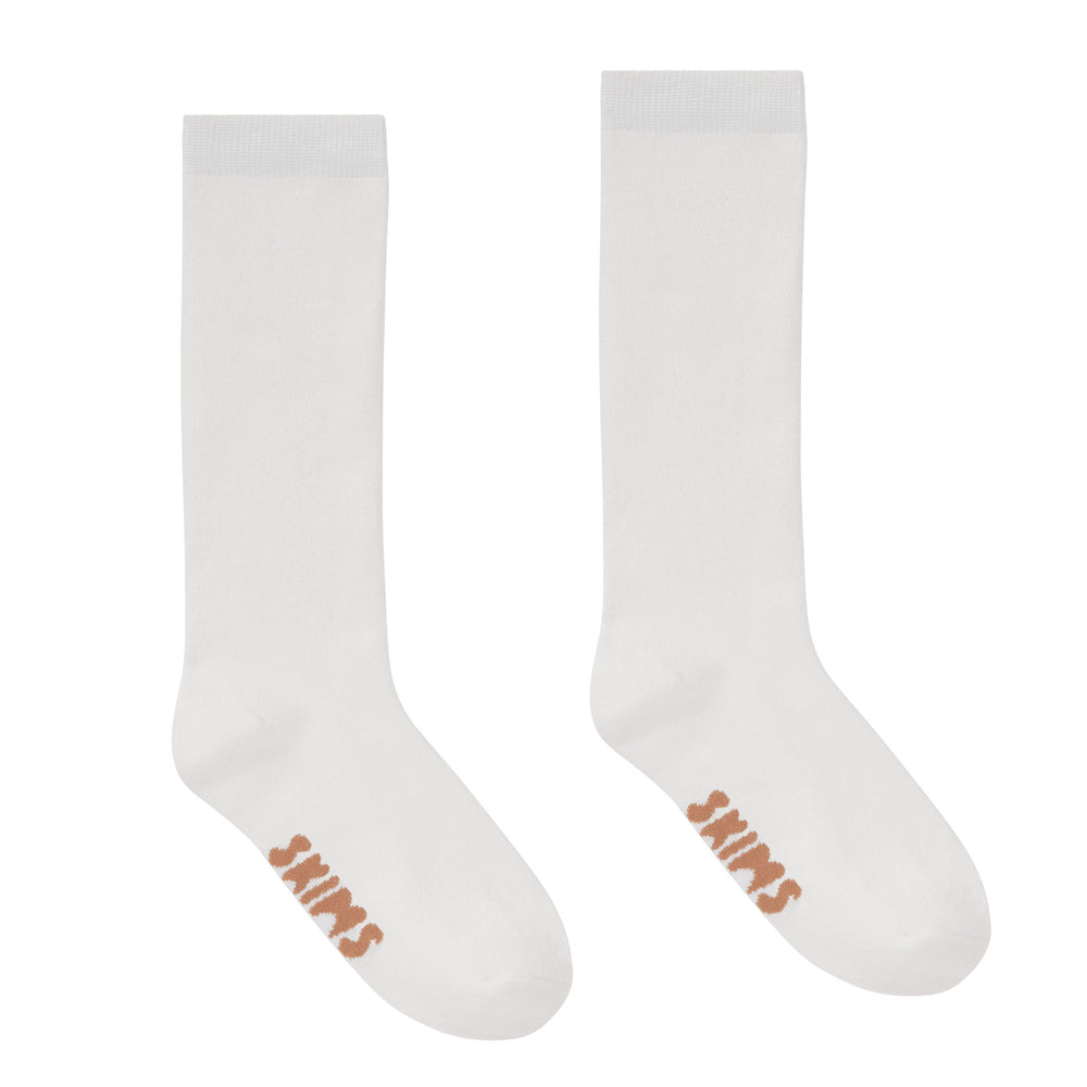 Skims EVERYDAY MID CALF Sokken Wit | 31ZKYEVUB