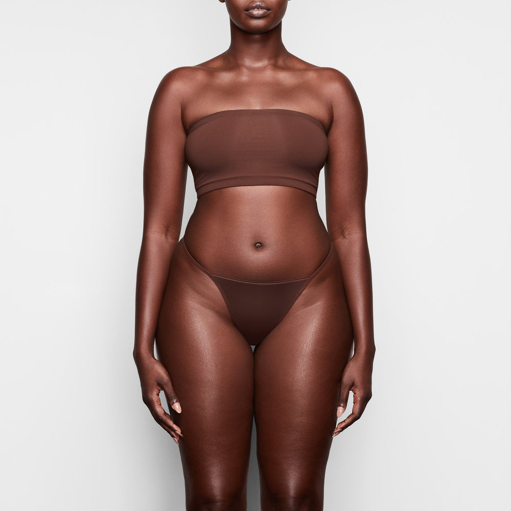 Skims FITS EVERYBODY Bandeau Bra Chocola | 68UQMDGNS