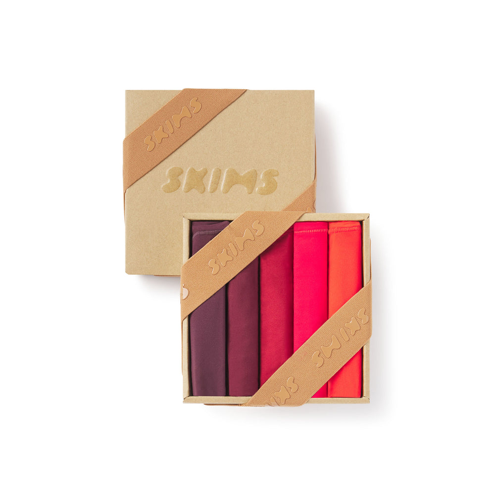 Skims FITS EVERYBODY CHEEKY PACK Brief Donkerrood Gekleurd | 96NEBTCFJ