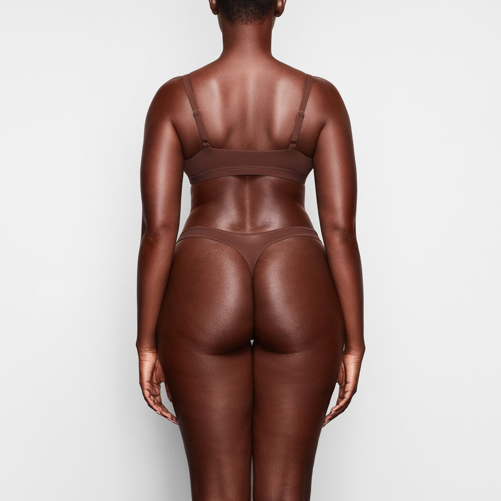 Skims FITS EVERYBODY DIPPED FRONT Thong Chocola | 89NLDURQM