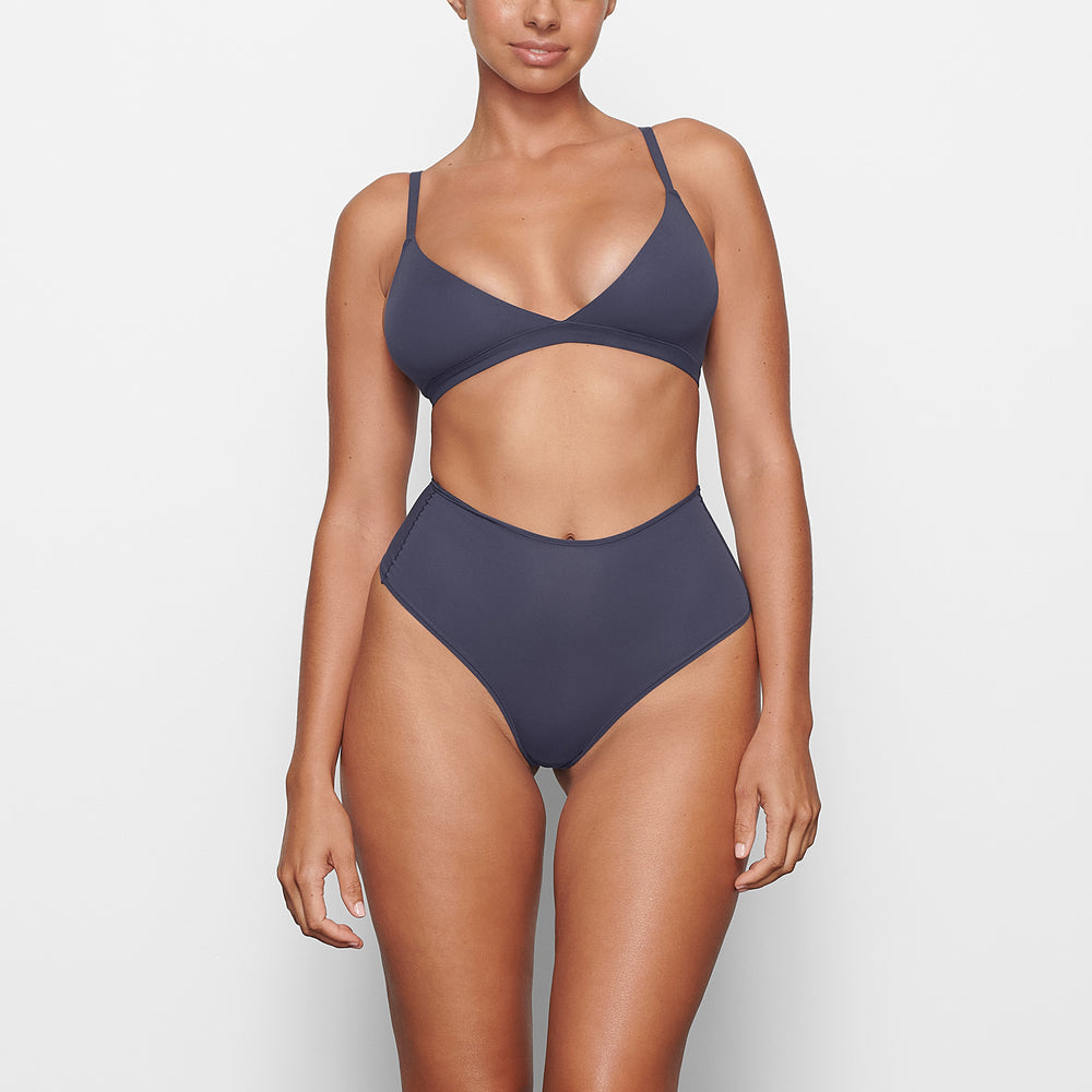Skims FITS EVERYBODY HIGH WAISTED Thong Donkerblauw | 38ZMEIUVN