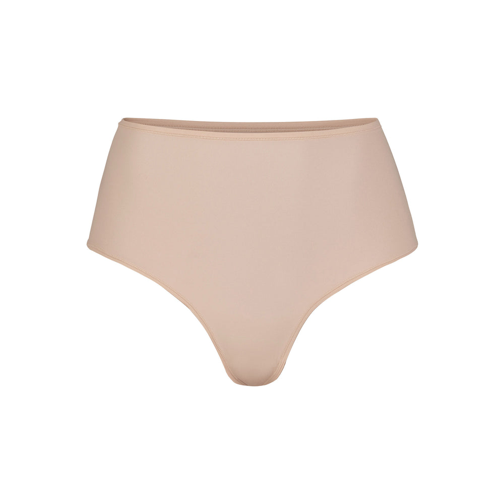 Skims FITS EVERYBODY HIGH WAISTED Thong Beige | 38ZPLFXET