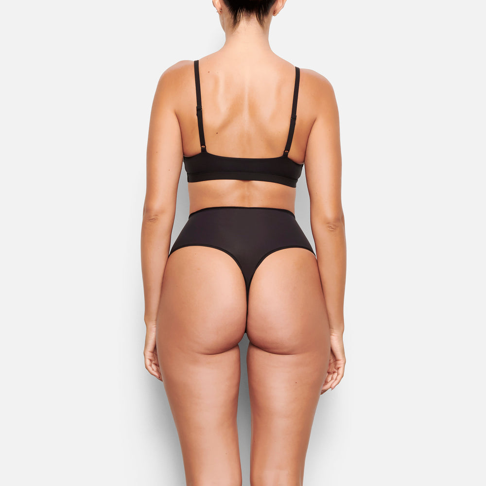Skims FITS EVERYBODY HIGH WAISTED Thong Zwart | 43USKLOEI