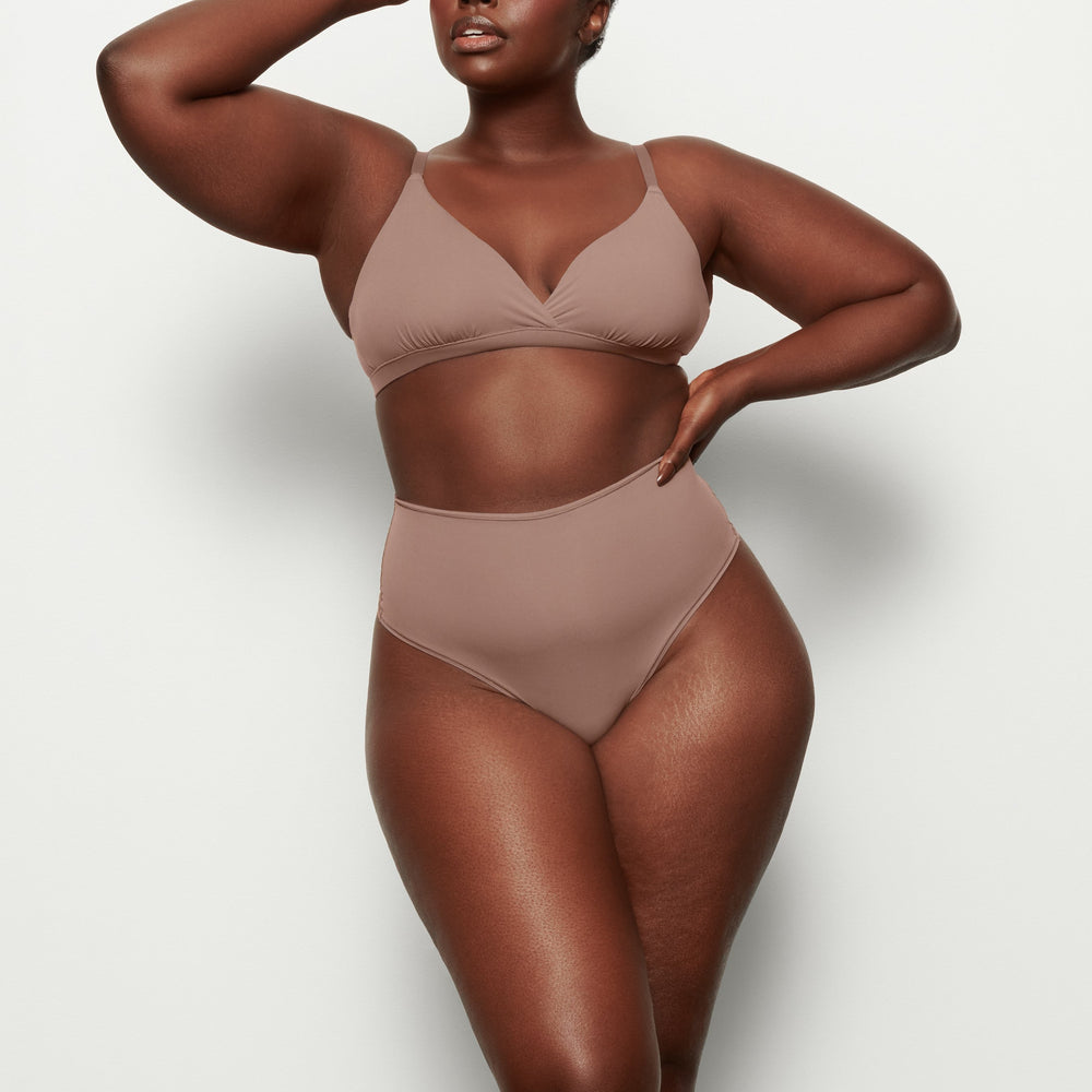 Skims FITS EVERYBODY HIGH WAISTED Thong Bruin | 87SIQEZNT