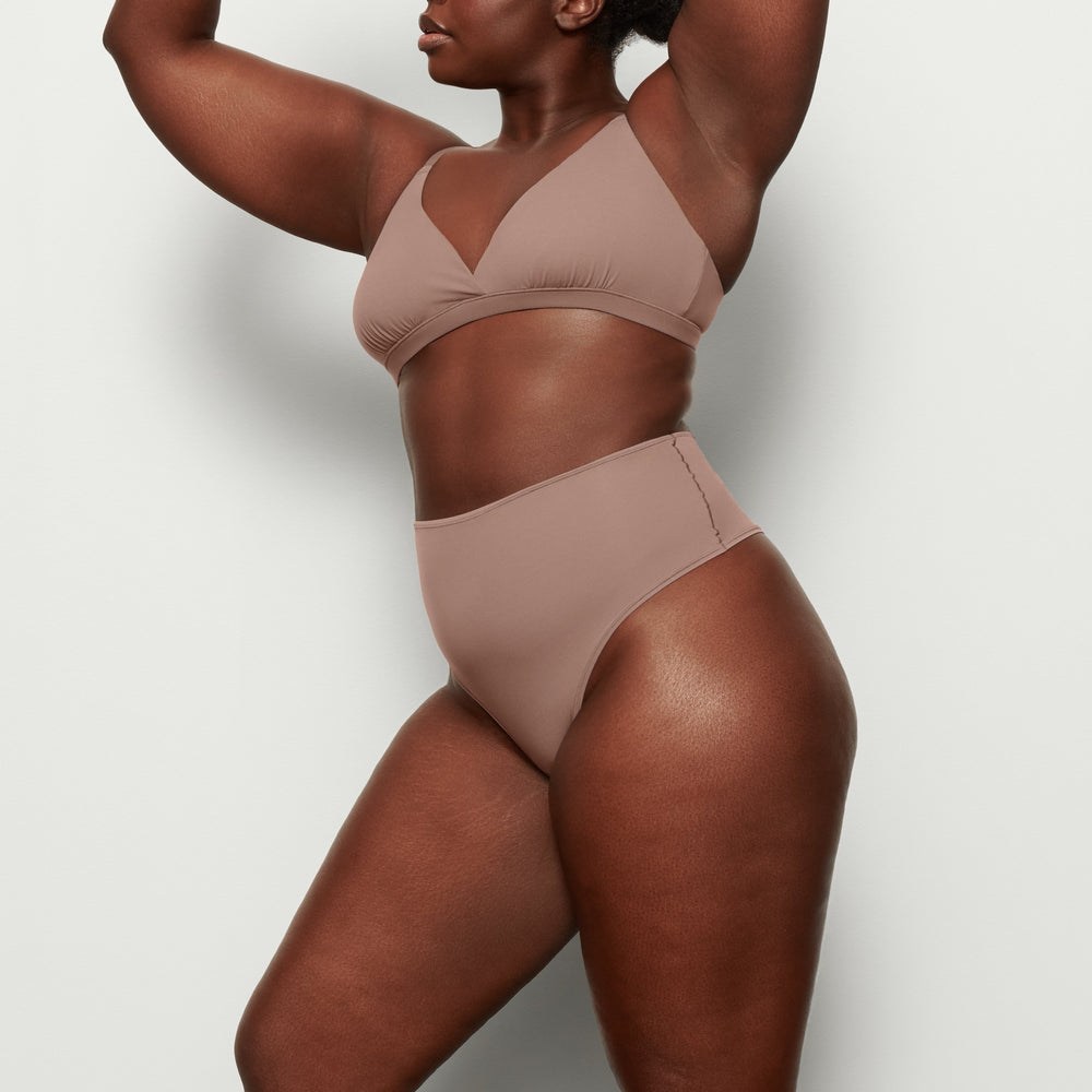 Skims FITS EVERYBODY HIGH WAISTED Thong Bruin | 87SIQEZNT