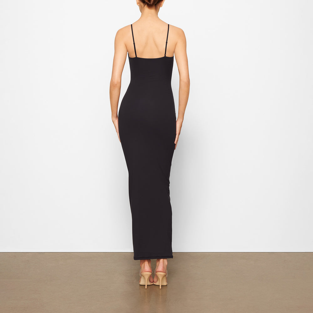 Skims FITS EVERYBODY LONG SLIP Jurk Zwart | 96RAEGWFH